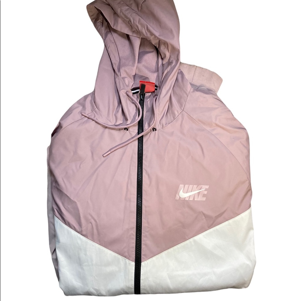 MENS- NIKE SPORTSWEAR HD GX ELEMENTAL ROSE HOODED WINDBREAKER
